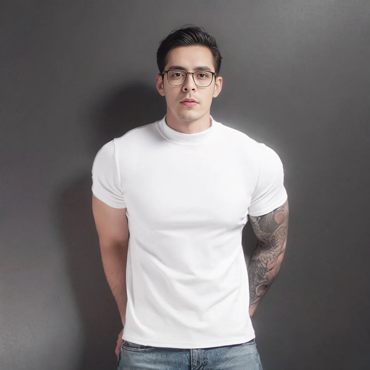 Gym Men's Summer Sports Quick Dry Fitness Short Sleeve T-shirt Outdoor Slim Casual Tee Tops Muscle Tights Bodybuilding Clothing