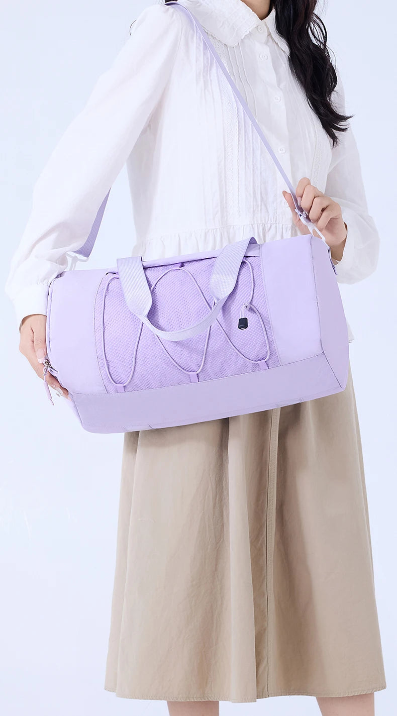 Travel Bag Gym Fitness Women's Shoulder Bag Yoga Outdoor Sports Swimming Training Daypack Tote Dry Wet Short Trip Men Handbags