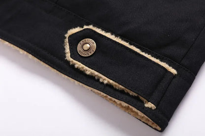 New Pocket Buttons Formal Streetwear Winter Men Casual Warm Fleece Brand Jacket Windproof Mens Jackets High Quality Coats Men