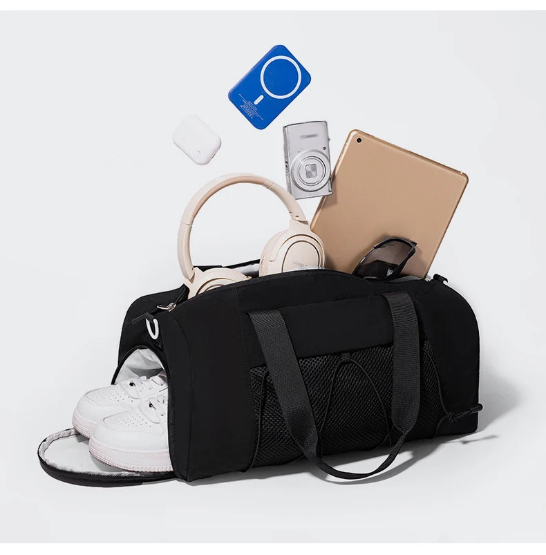 Travel Bag Gym Fitness Women's Shoulder Bag Yoga Outdoor Sports Swimming Training Daypack Tote Dry Wet Short Trip Men Handbags