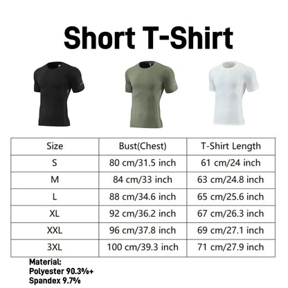 Gym T Shirt Men's Long Sleeve Compression Shirt Quick Dry Training Top Male Muscle Workout Running Clothing