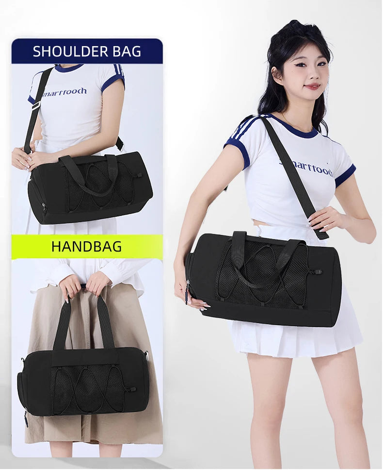 Travel Bag Gym Fitness Women's Shoulder Bag Yoga Outdoor Sports Swimming Training Daypack Tote Dry Wet Short Trip Men Handbags