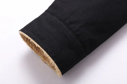 New Pocket Buttons Formal Streetwear Winter Men Casual Warm Fleece Brand Jacket Windproof Mens Jackets High Quality Coats Men