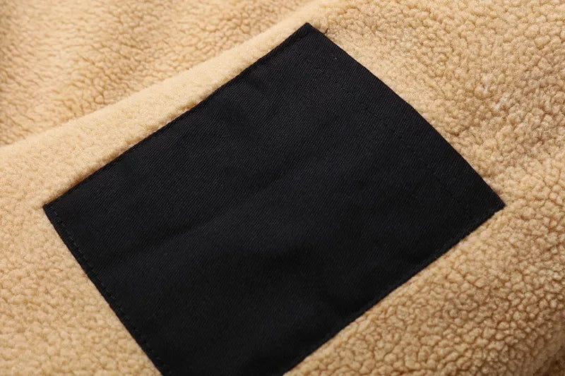 New Pocket Buttons Formal Streetwear Winter Men Casual Warm Fleece Brand Jacket Windproof Mens Jackets High Quality Coats Men