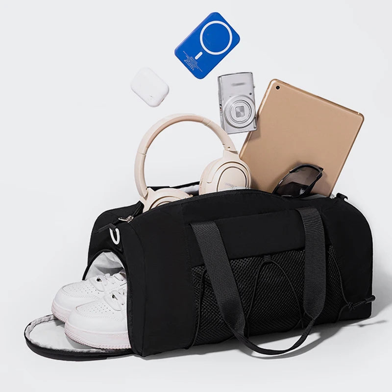 Travel Bag Gym Fitness Women's Shoulder Bag Yoga Outdoor Sports Swimming Training Daypack Tote Dry Wet Short Trip Men Handbags