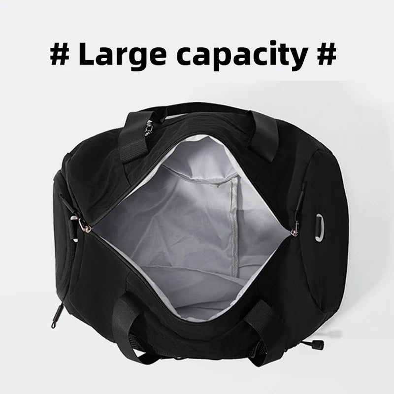 Travel Bag Gym Fitness Women's Shoulder Bag Yoga Outdoor Sports Swimming Training Daypack Tote Dry Wet Short Trip Men Handbags