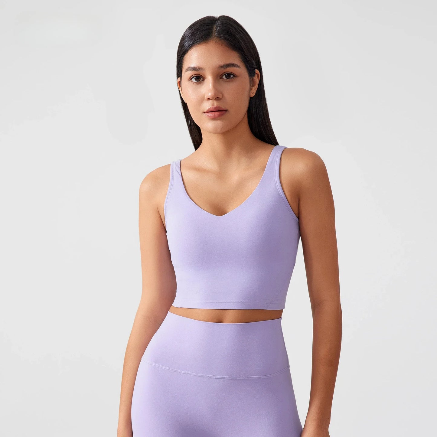 Sports Bra for Women Yoga Top Fixed Chest Pad Gym Vest Shock-proof Workout Tops Yoga Clothes U-shaped Back Fitness Crop Top