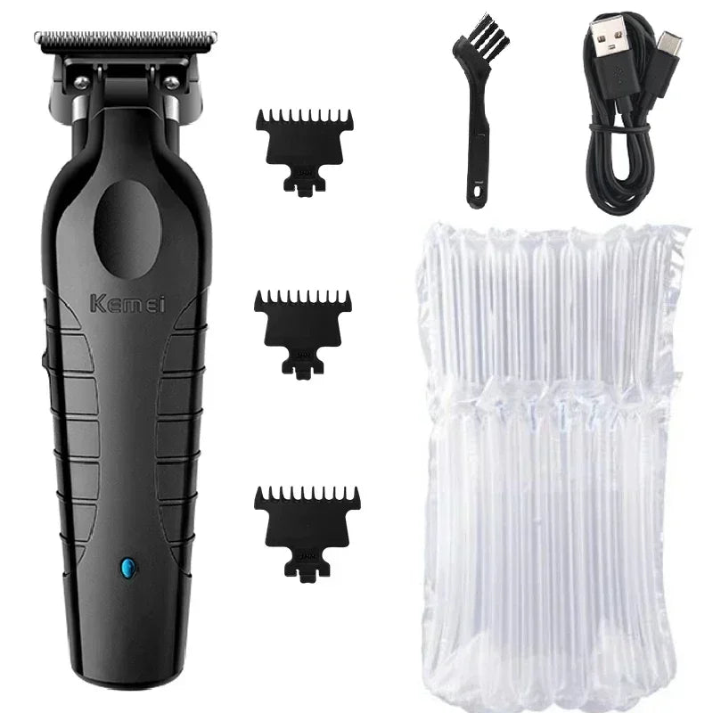 Kemei 2299 Professional Electric Barber Electric Trimmer Professional Hair Máquina De Barba Masculina Acabamento De Corte De