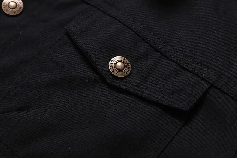 New Pocket Buttons Formal Streetwear Winter Men Casual Warm Fleece Brand Jacket Windproof Mens Jackets High Quality Coats Men