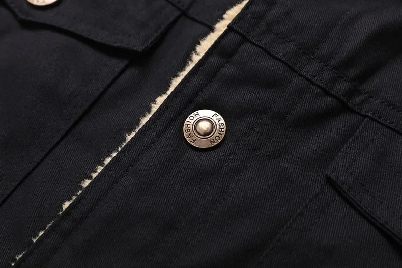 New Pocket Buttons Formal Streetwear Winter Men Casual Warm Fleece Brand Jacket Windproof Mens Jackets High Quality Coats Men