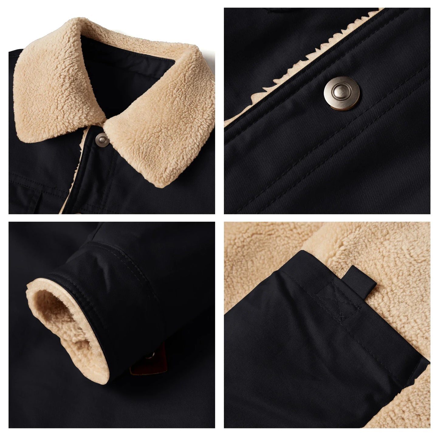 New Pocket Buttons Formal Streetwear Winter Men Casual Warm Fleece Brand Jacket Windproof Mens Jackets High Quality Coats Men